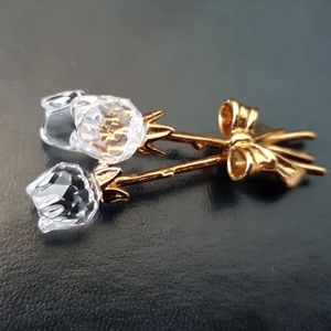 Swarovski Crystal Memories Rose bouquet BNIB